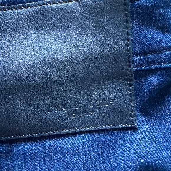 Rag & Bone “Siggy” Snap-front Denim Mini Skirt - size 6 - Picture 5 of 10